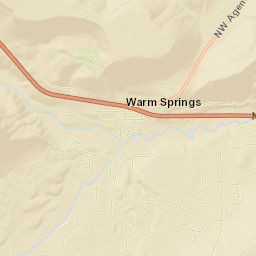 Warm Springs Street Map