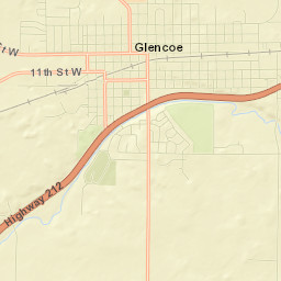 Glencoe Street Map