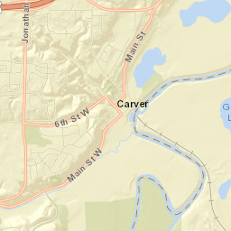 Carver Street Map