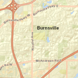 Burnsville Street Map