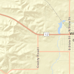 Fall Creek Street Map