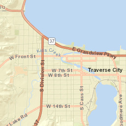 Traverse City Street Map