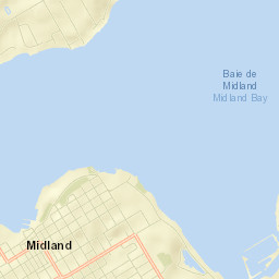 Midland Street Map