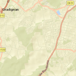 Gradignan Street Map