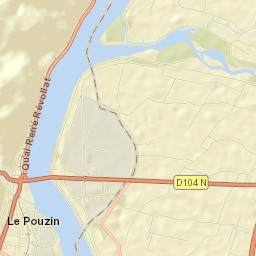 Le Pouzin Street Map