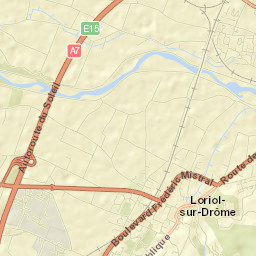 Loriol-sur-Drôme Street Map