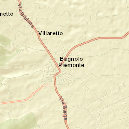 Bagnolo Piemonte Street Map