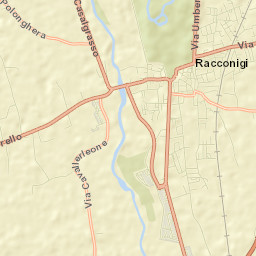Racconigi Street Map