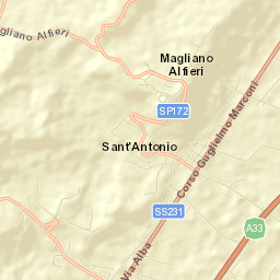 Sant'Antonio Street Map