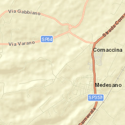 Medesano Street Map