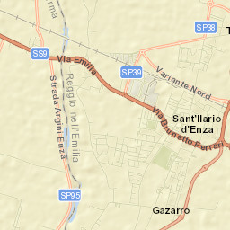 Sant'Ilario d'Enza Street Map
