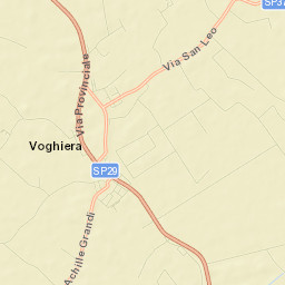Voghiera Street Map