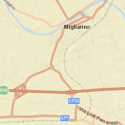 Migliarino Street Map