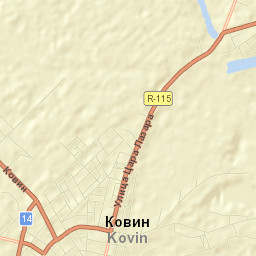 Kovin Street Map