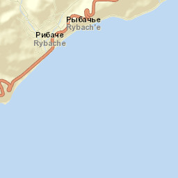 Rybach'e Street Map