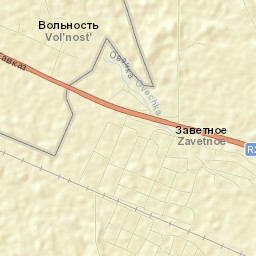 Zavetnoye Street Map