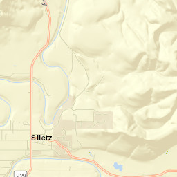 Siletz Street Map