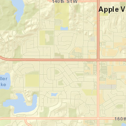 Apple Valley Street Map