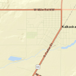 Kalkaska Street Map