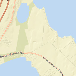 Cumberland Head Street Map