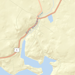 East Machias Street Map