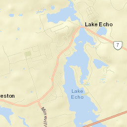 Lake Echo Street Map