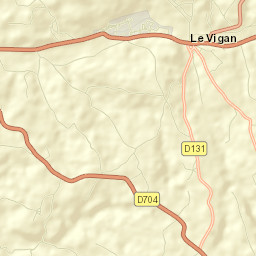 Le Vigan Street Map