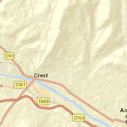 Crest Street Map