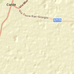 Cardè Street Map