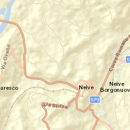 Neive-Borgonovo Street Map