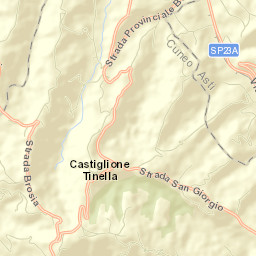 Castiglione Tinella Street Map