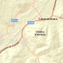 Calamandrana Street Map