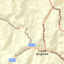 Castel Boglione Street Map