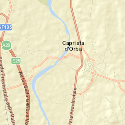 Capriata d'Orba Street Map