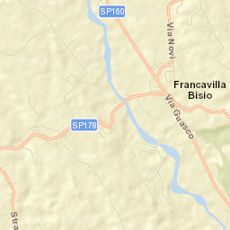 Francavilla Bisio Street Map