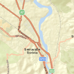 Serravalle Scrivia Street Map
