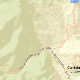 Cantalupo Ligure Street Map