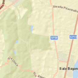 Sala Baganza Street Map