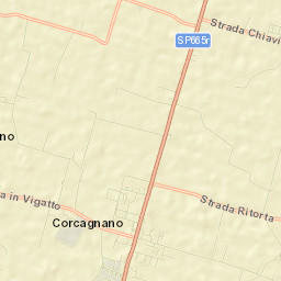 Corcagnano Street Map