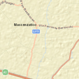 Massenzatico Street Map