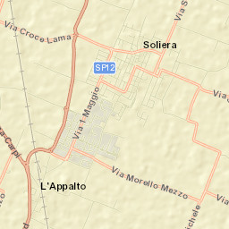 Soliera Street Map