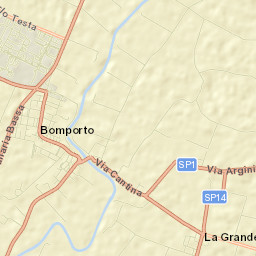 Bomporto Street Map