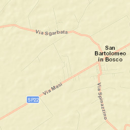 San Bartolomeo In Bosco Street Map