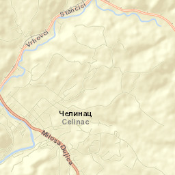 Čelinac Street Map
