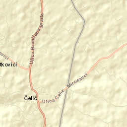 Čelić Street Map
