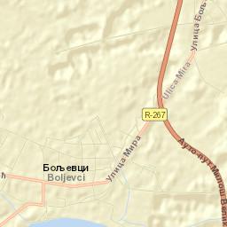 Boljevci Street Map