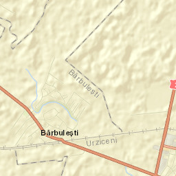 Comuna Bărbuleşti Street Map