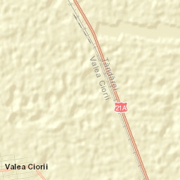 Valea Ciorii Street Map