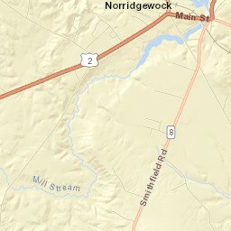 Norridgewock Street Map