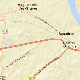 Ayguemorte-les-Graves Street Map